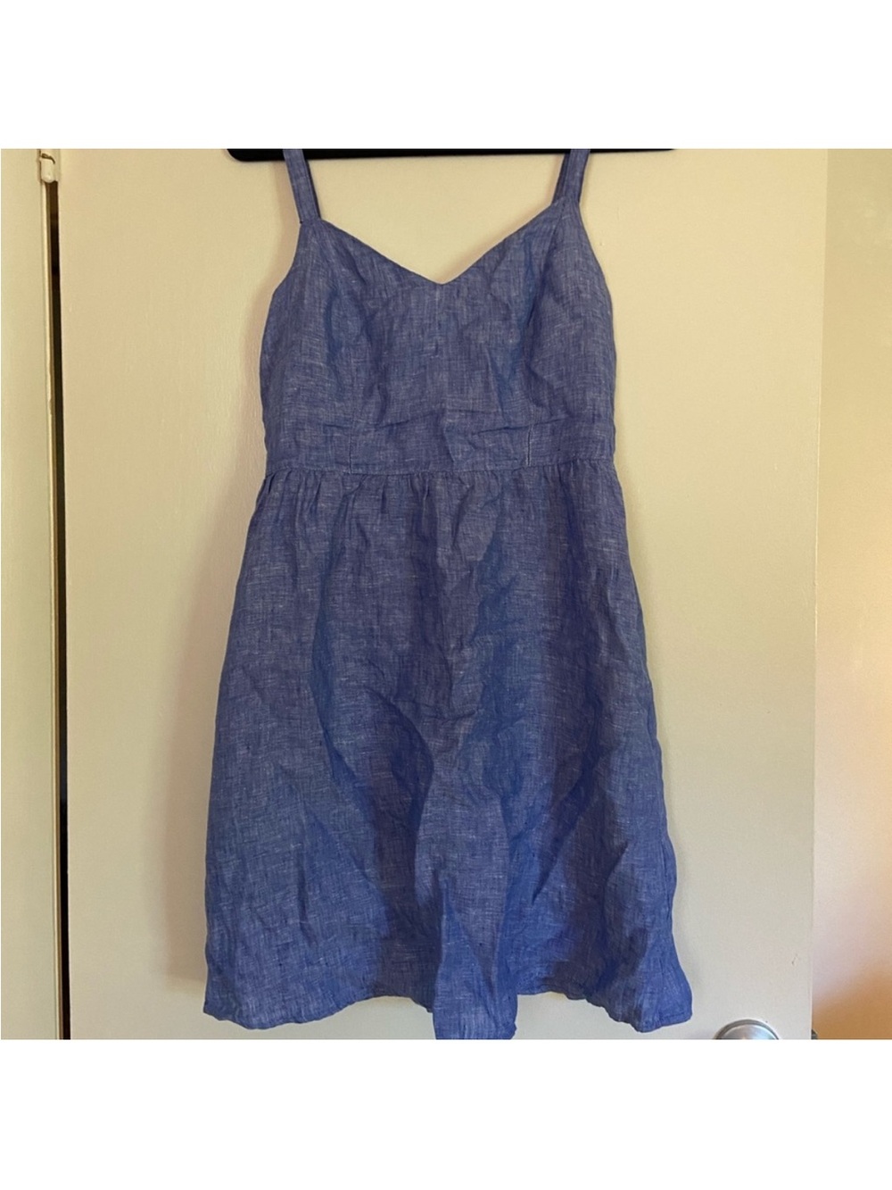 Blue Linen Sundress